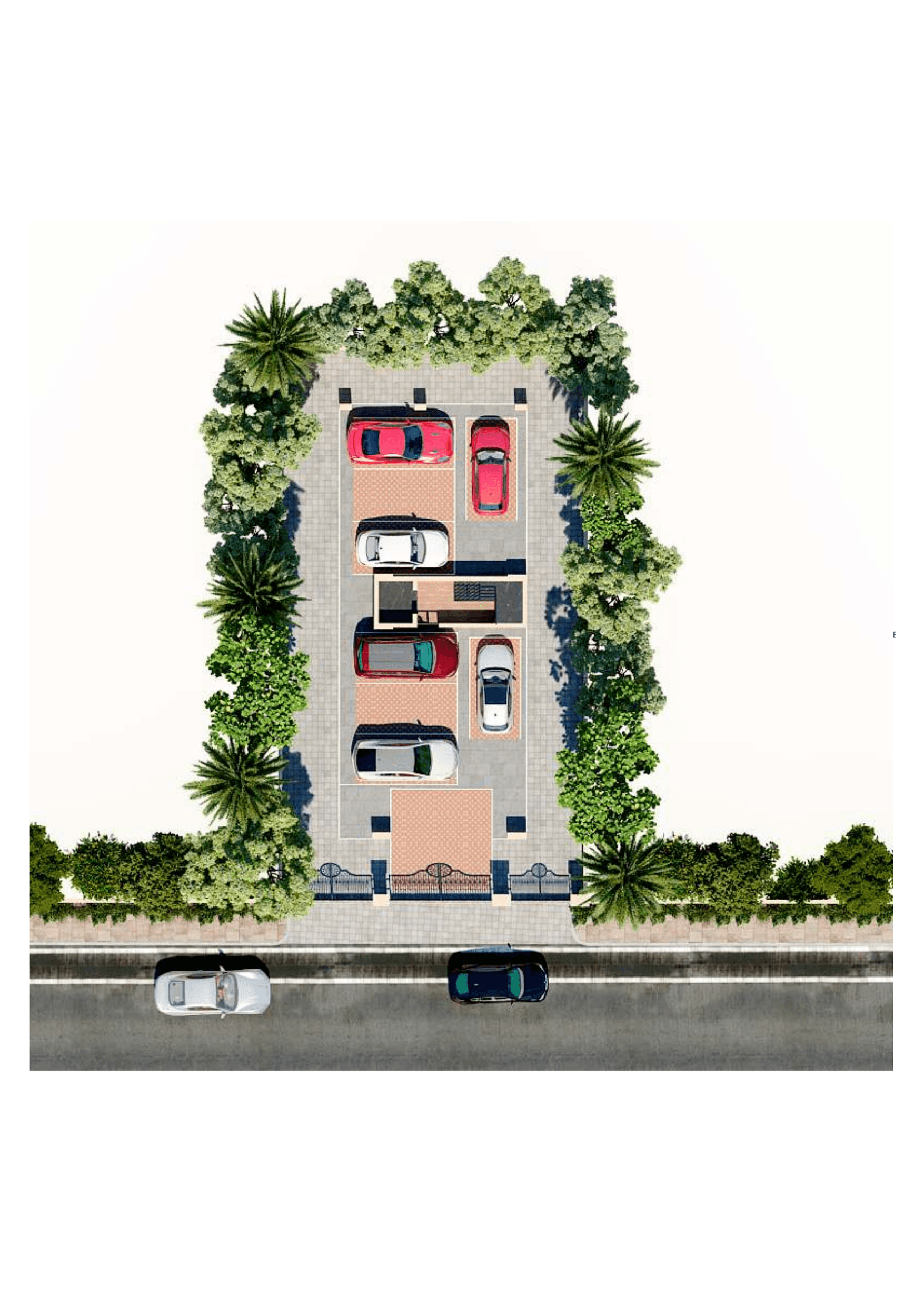 Stilt floor and parking plan
