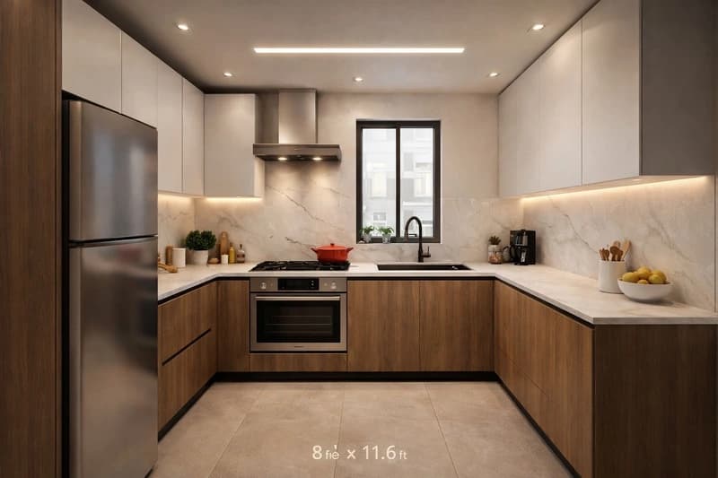 Kitchen — brochure illustration