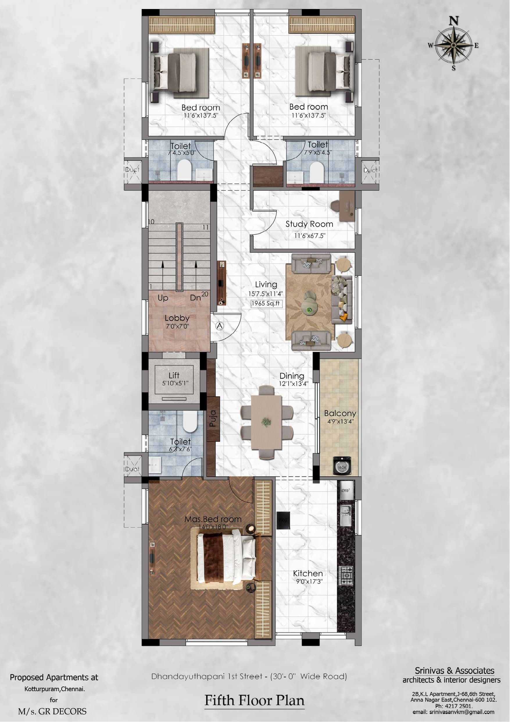 Fifth floor plan