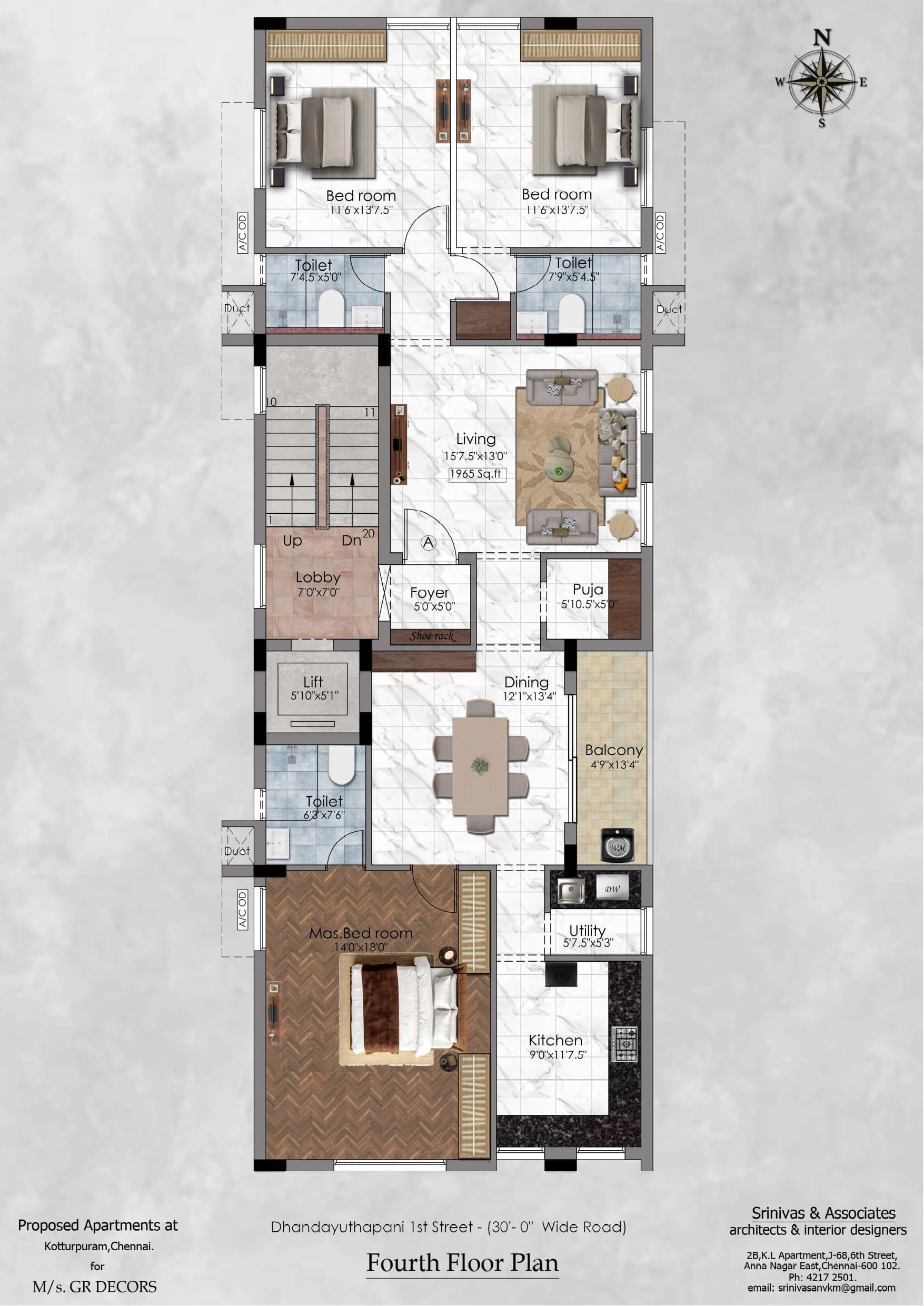Fourth floor plan