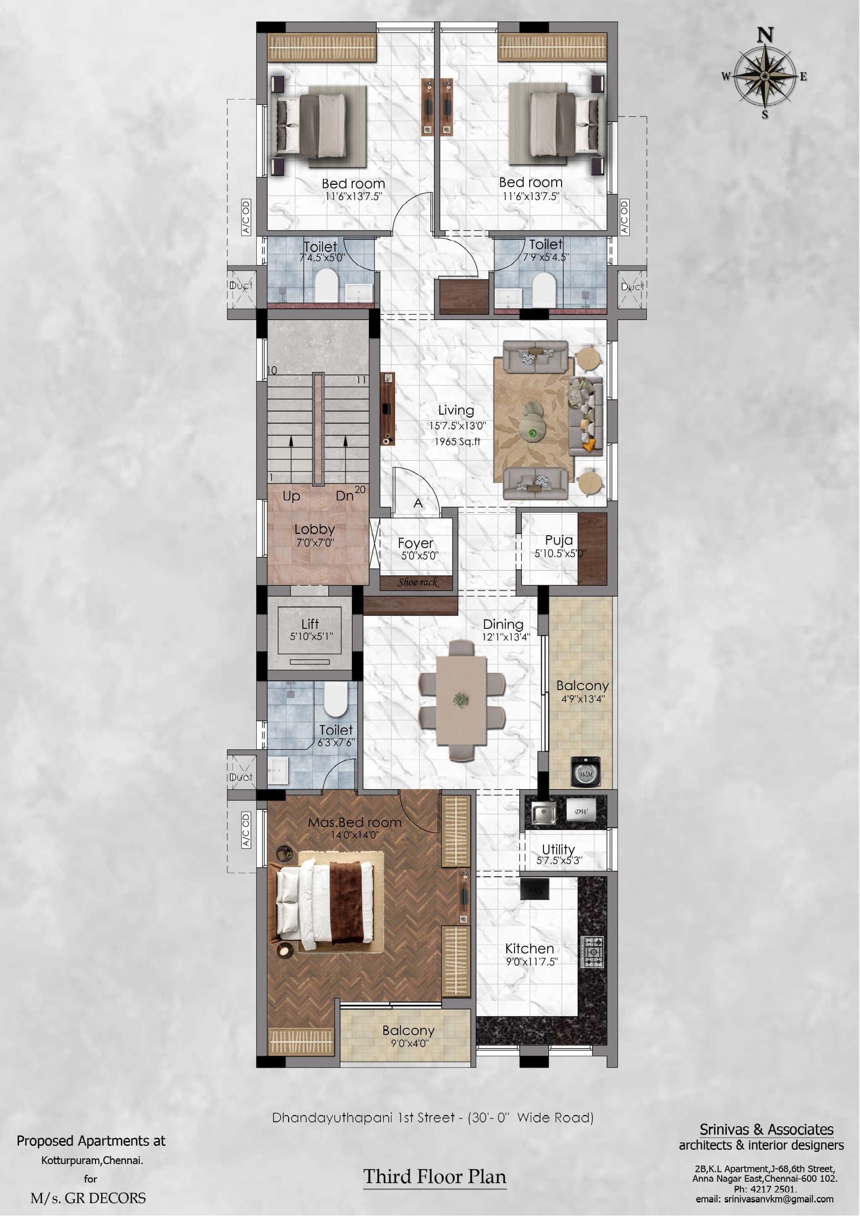 Third floor plan