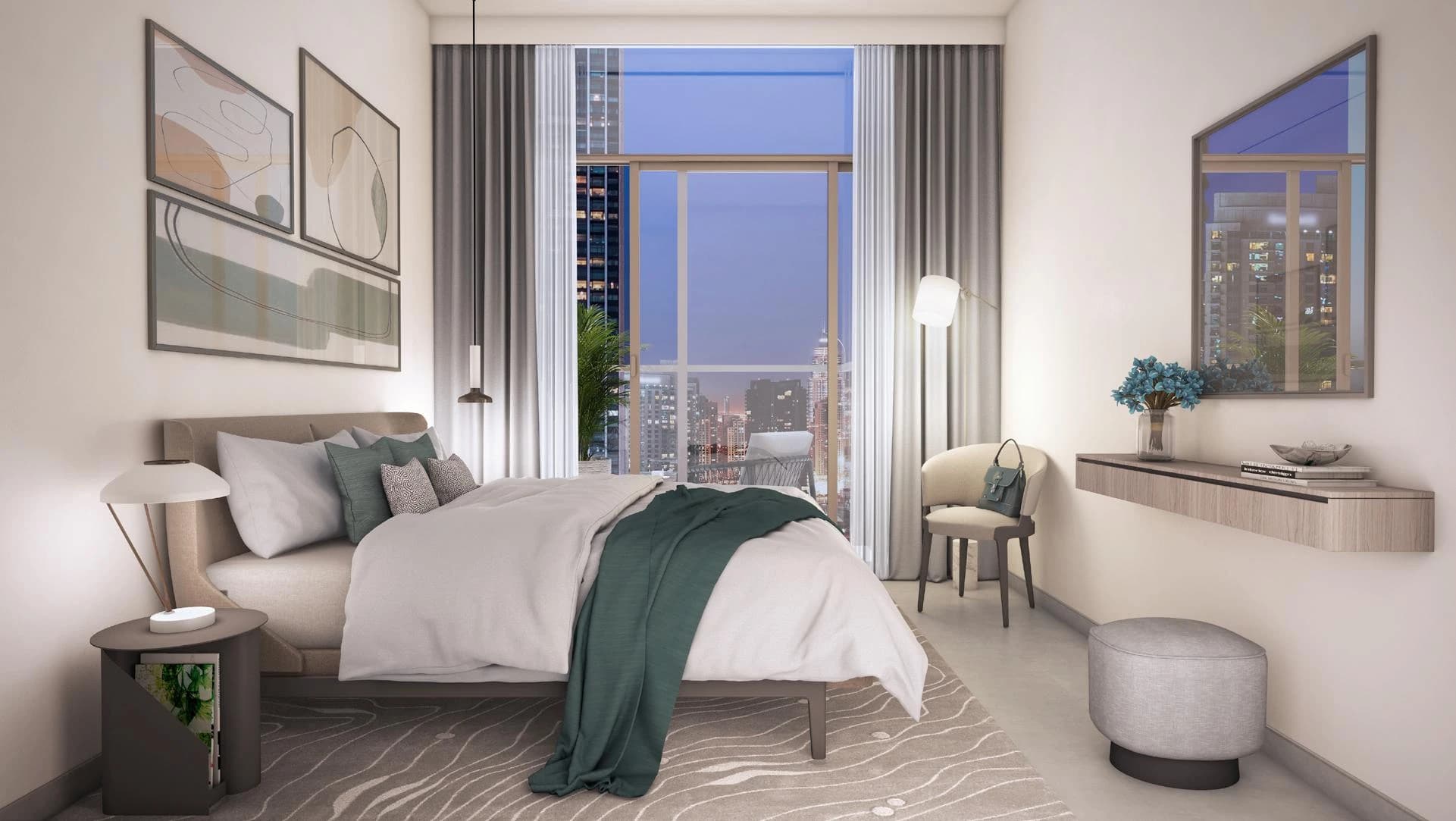 Bedroom — brochure illustration