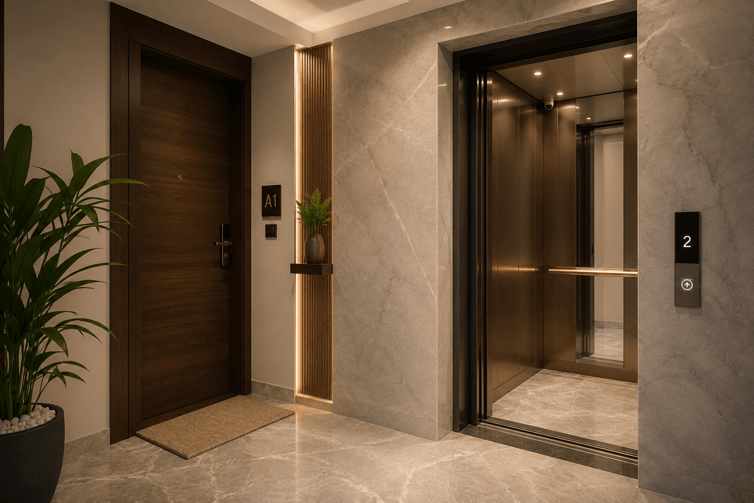 Private lift access