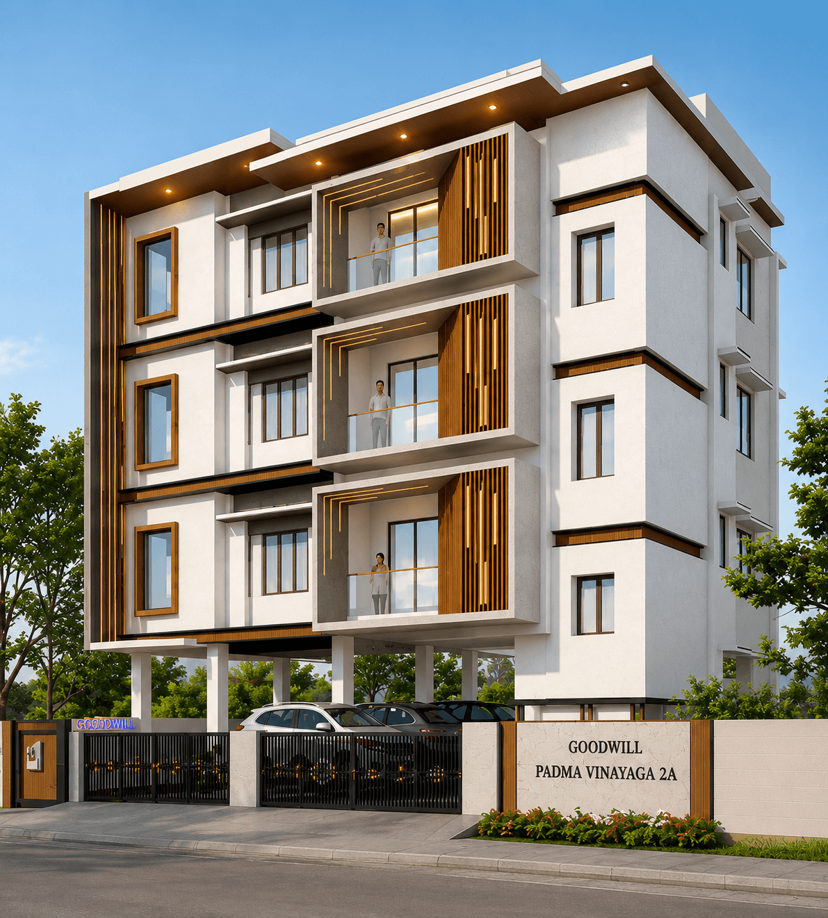 Elevation of Goodwill Padma Vinayaga in Padmanabha Nagar, Adyar