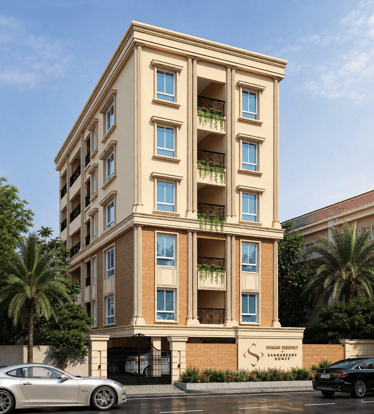 Elevation of Sivakami Residency by Sanna Reddy Homes in Adyar