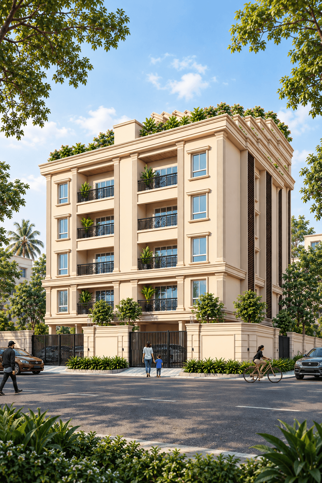 Unbranded artist's impression of Stellar apartments in Besant Nagar