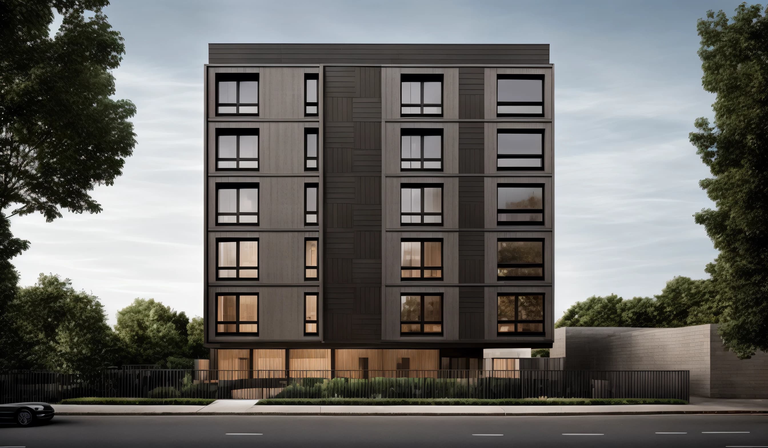 Ann-Cher architectural elevation from the project brochure