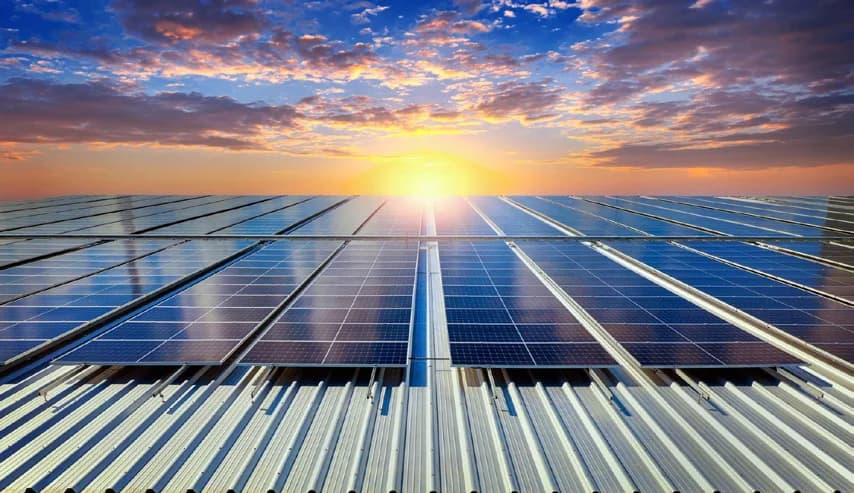 Solar panels — brochure feature