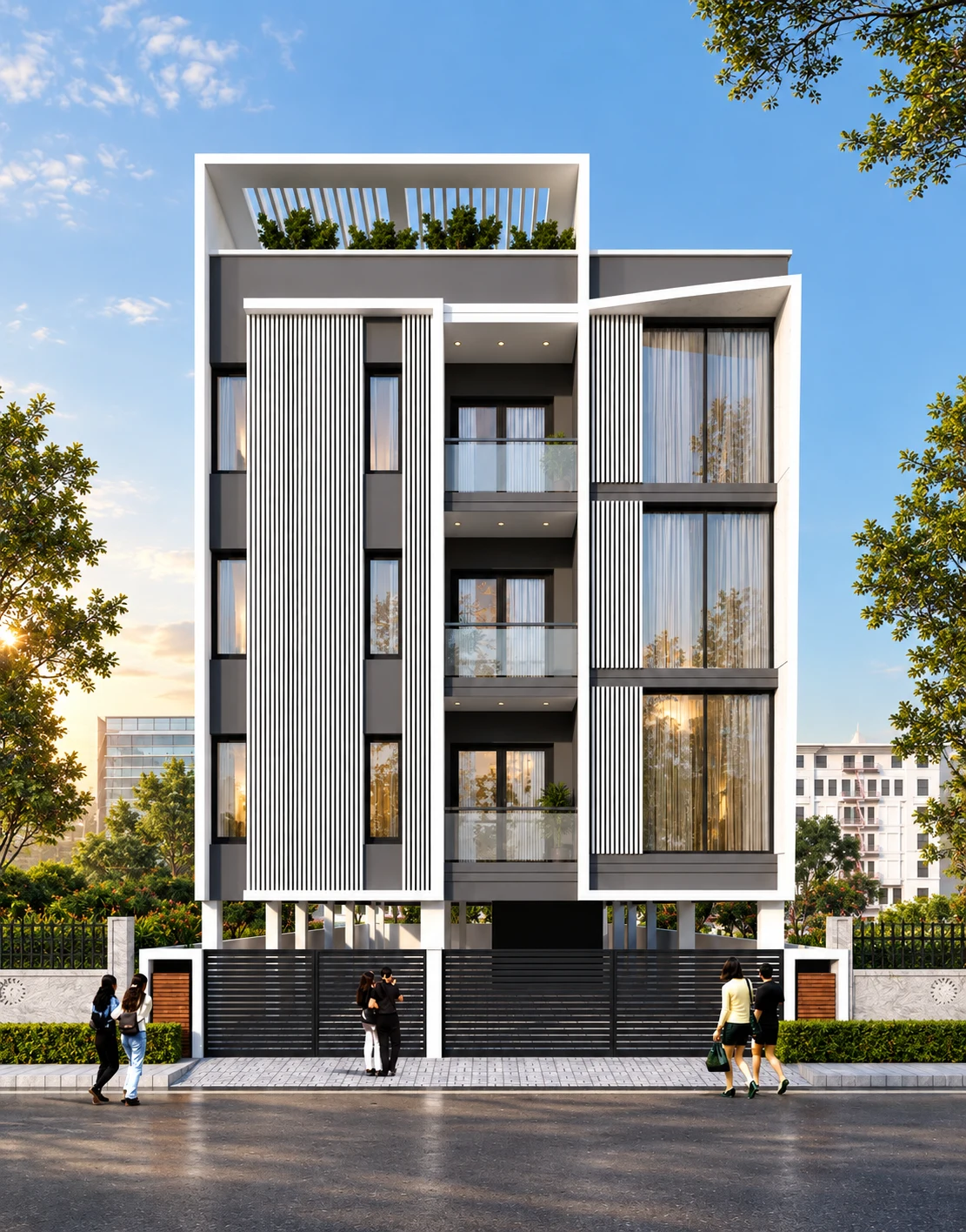 Green Regal architectural elevation — artist's impression