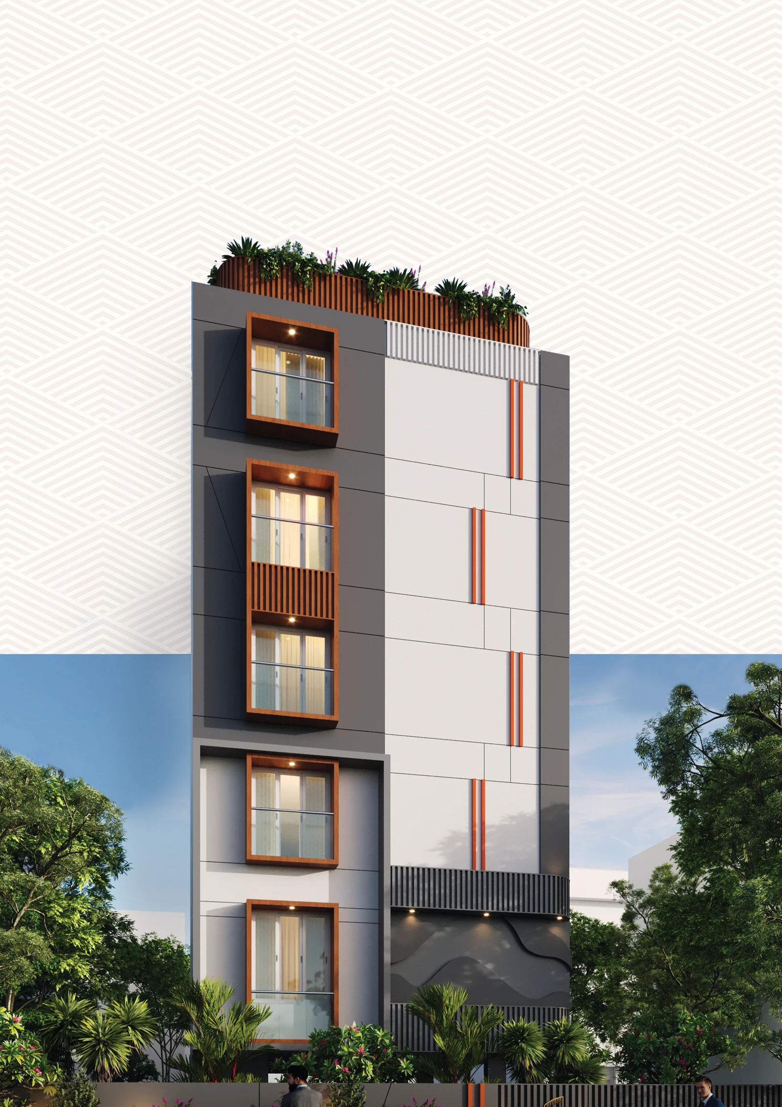 Brochure rendering of Swathi Daksh in RA Puram